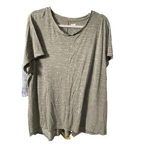 Avia Shirt Women’s Size Olive Green Short Sleeve T-Shirt Sz XXL (22)